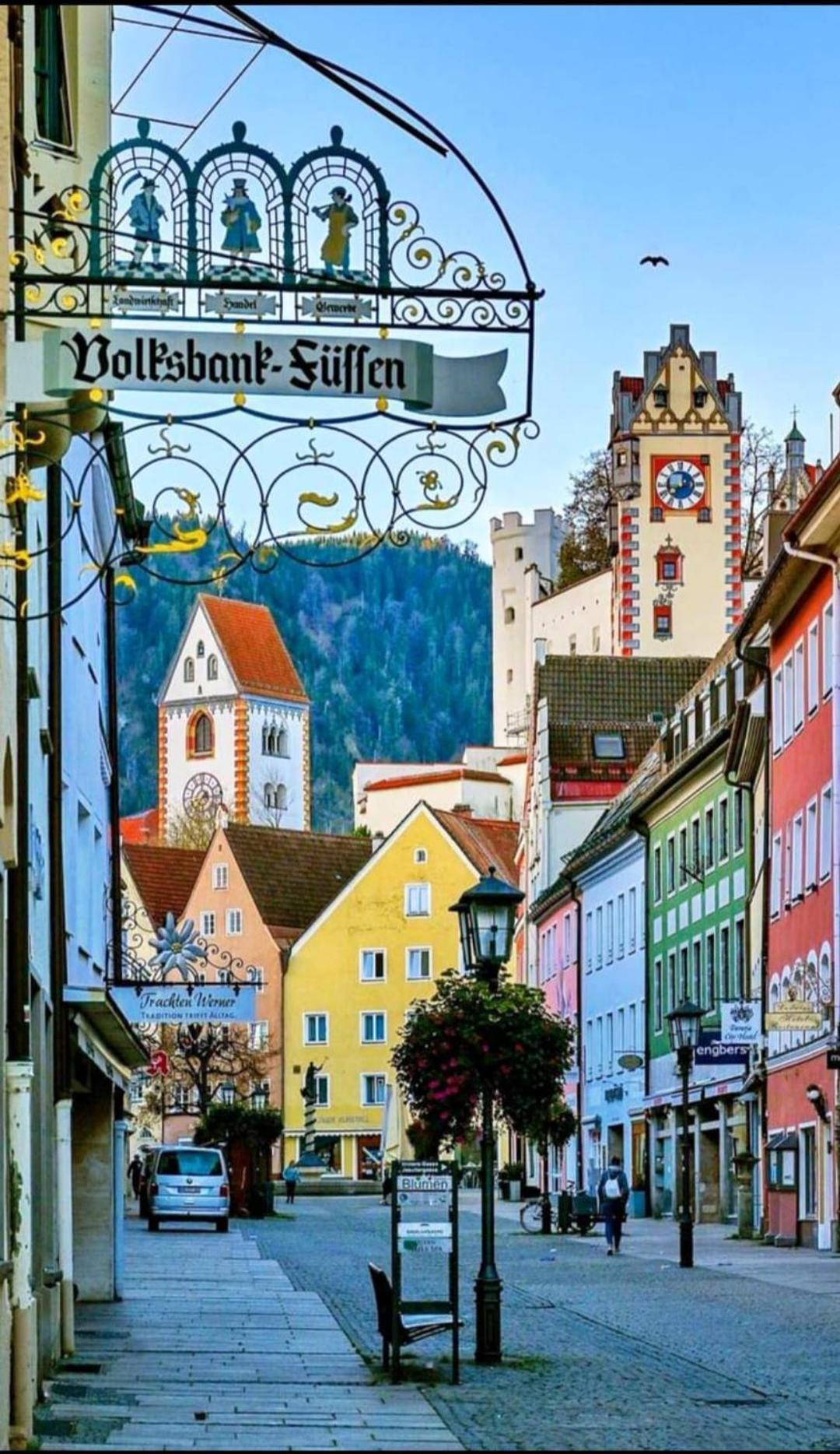 House La Neuschwanstein Blick - Budget City Hotel Füssen Kültér fotó